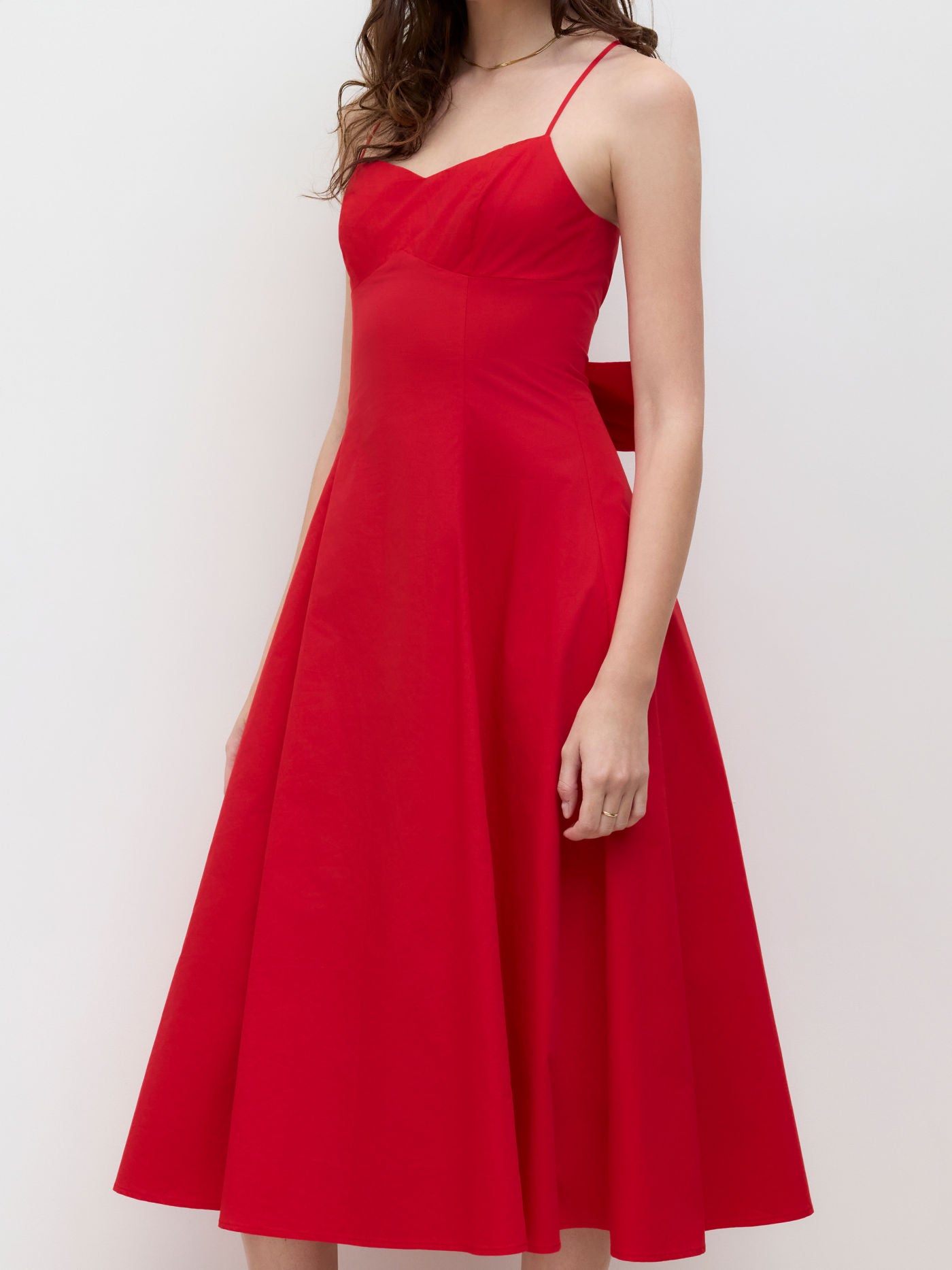 Red bow dress